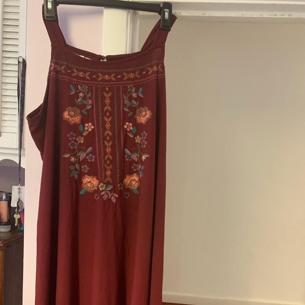 Knee length tank dress